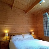 Lodge double bedroom