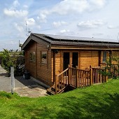 Timber holiday lodge